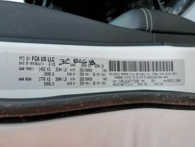 2015 DODGE DURANGO CI - 1C4RDJEG6FC772288