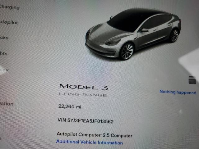 5YJ3E1EA5JF013562 Tesla MODEL 3