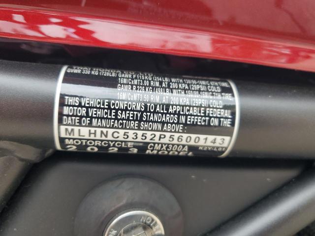 2023 HONDA CMX300 A MLHNC5352P5600143
