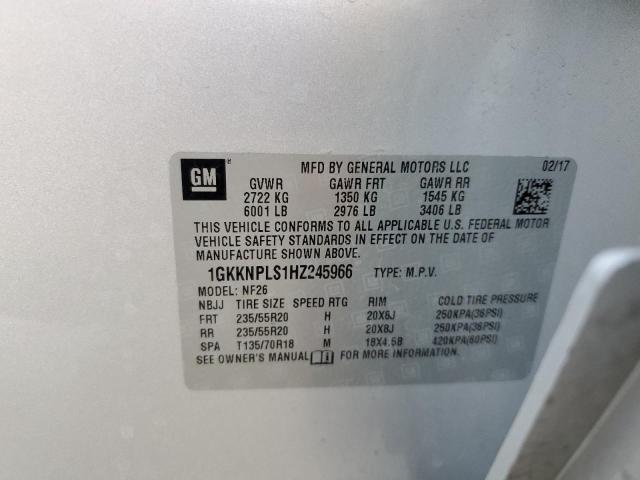 1GKKNPLS1HZ245966 GMC Acadia Denali
