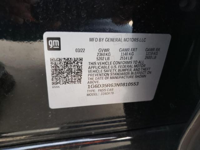2022 CADILLAC CT5-V BLAC - 1G6D35R63N0810553