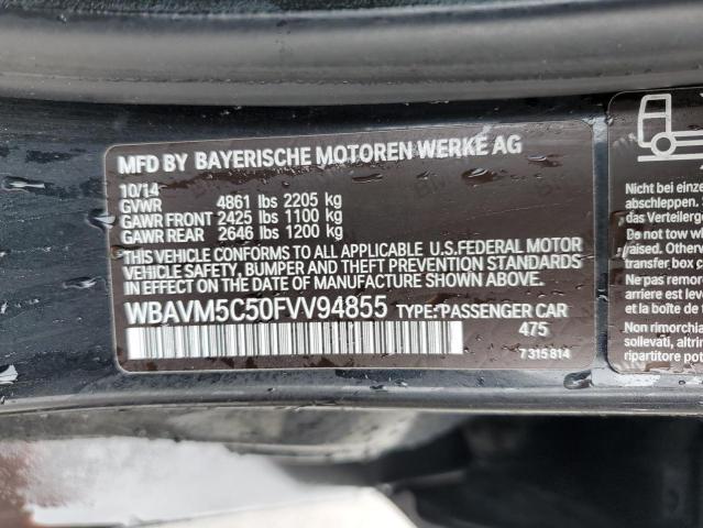 2015 BMW X1 XDRIVE3 WBAVM5C50FVV94855