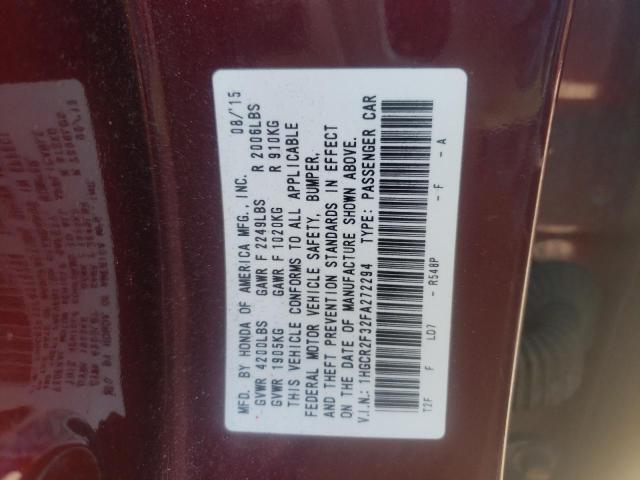 1HGCR2F32FA272294 2015 Honda Accord Lx