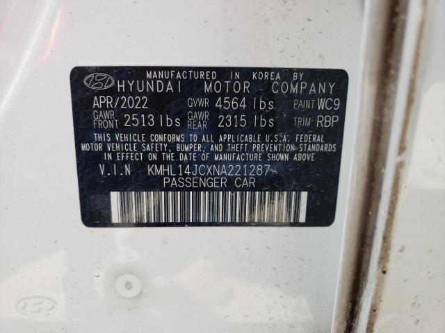 2022 HYUNDAI SONATA N L - KMHL14JCXNA221287