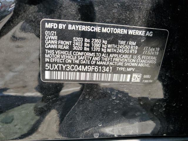 5UXTY3C04M9F61341 BMW X3 Sdrive30i