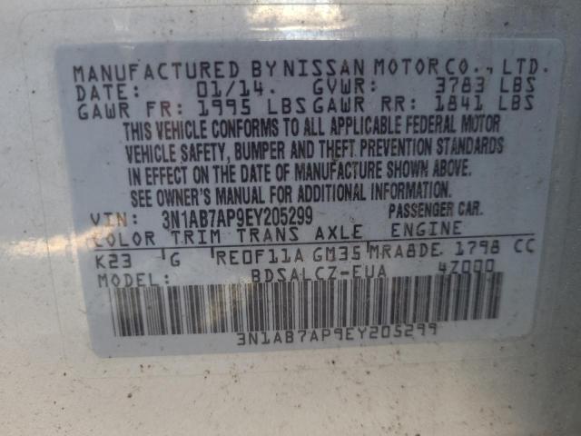 3N1AB7AP9EY205299 Nissan SENTRA S