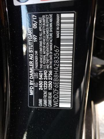 2017 MERCEDES-BENZ E 43 4MATI - WDDZF6EB8HA283567