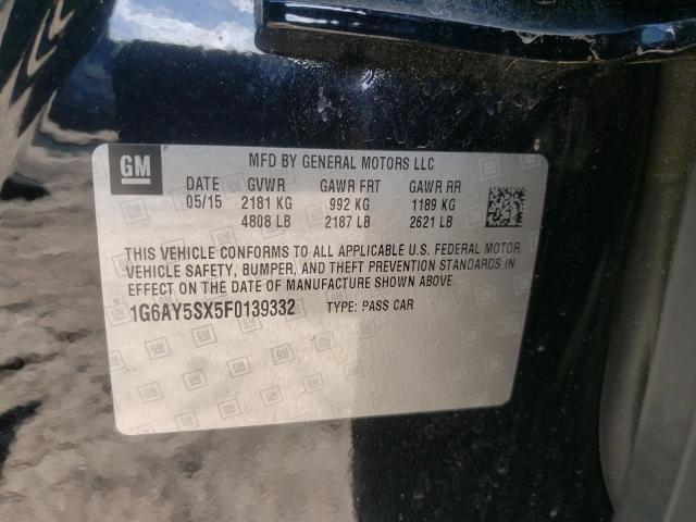 2015 CADILLAC CTS PERFOR - 1G6AY5SX5F0139332