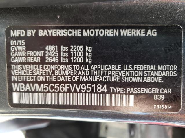 2015 BMW X1 XDRIVE3 - WBAVM5C56FVV95184