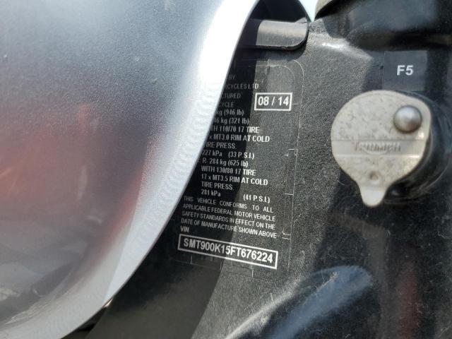 2015 TRIUMPH MOTORCYCLE BONNEVILLE - SMT900K15FT676224