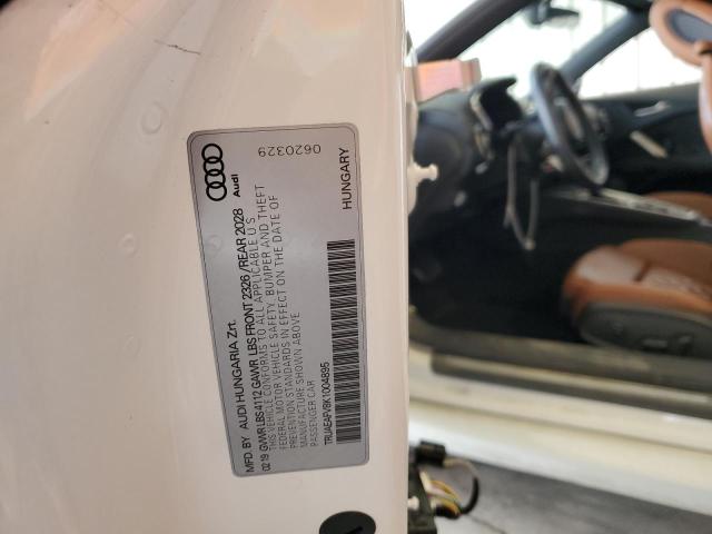 2019 AUDI TT TRUAEAFV8K1004895