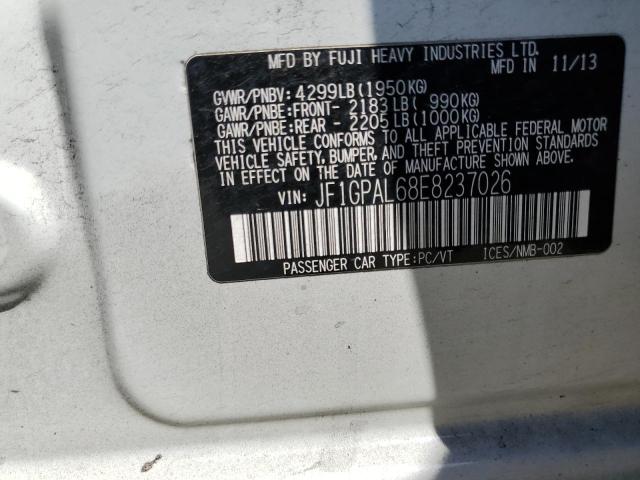 JF1GPAL68E8237026 Subaru Impreza Sport Premium