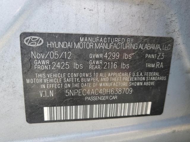 VIN 5NPEC4AC4DH638709 2013 HYUNDAI SONATA no.12