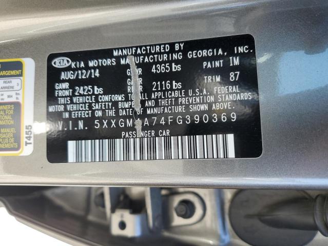 5XXGM4A74FG390369 KIA Optima Lx