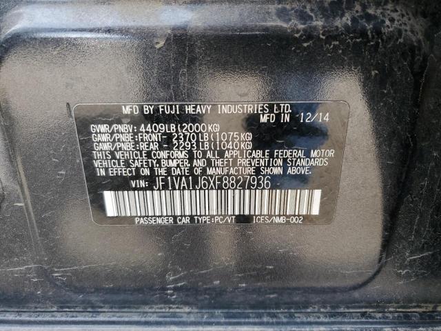JF1VA1J6XF8827936 Subaru Wrx Limited