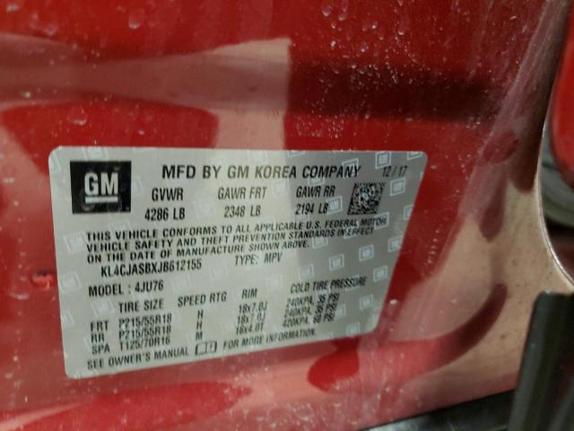 KL4CJASBXJB612155 Buick Encore Preferred