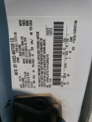 2017 FORD TRANSIT CO - NM0LS7E7XH1299215
