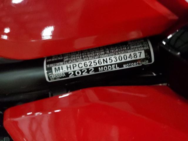 2022 HONDA CBR500 RA MLHPC6256N5300487