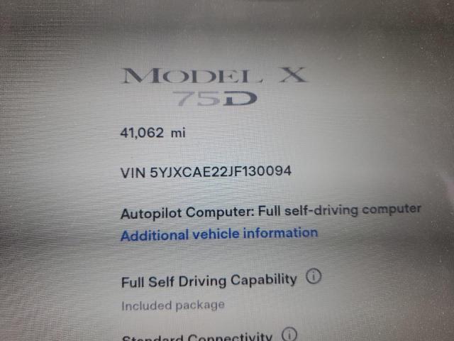 5YJXCAE22JF130094 Tesla MODEL X