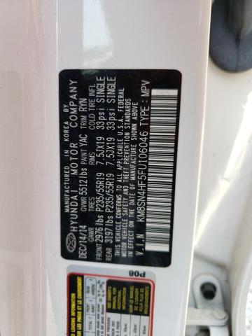 2015 HYUNDAI SANTA FE G - KM8SN4HF5FU106046