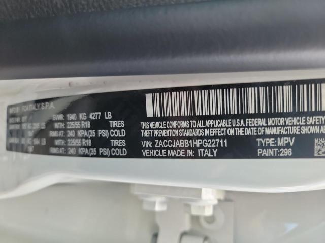 ZACCJABB1HPG22711 Jeep Renegade Latitude