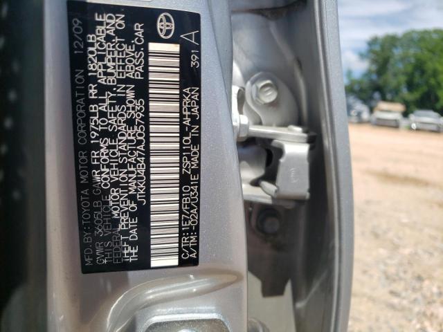 2010 TOYOTA SCION XD - JTKKU4B47AJ057935