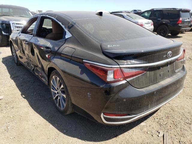 LEXUS ES 300H 2019 black  hybrid engine JTHB21B19K2040856 photo #3