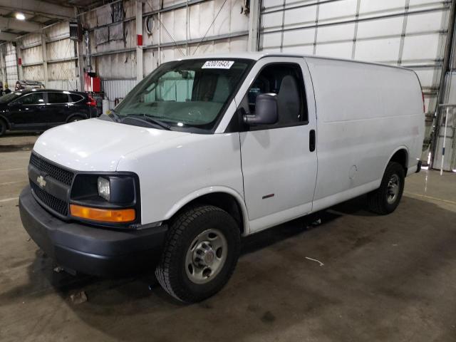Salvage cars for sale from Copart Woodburn, OR: 2017 Chevrolet Express G2500