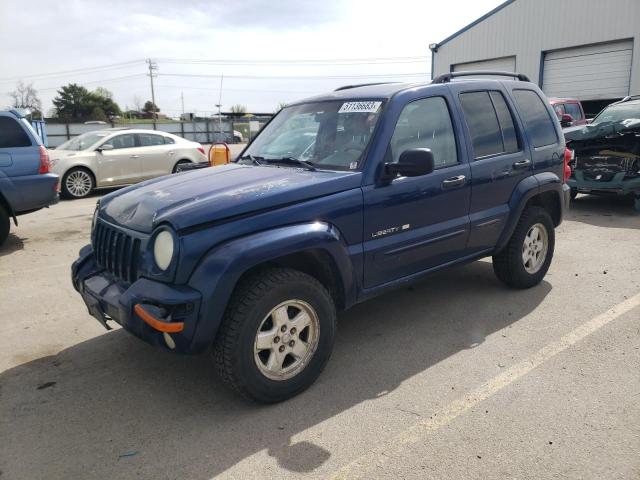 Salvage cars for sale at Nampa, ID auction: 2002 Jeep Liberty Limited