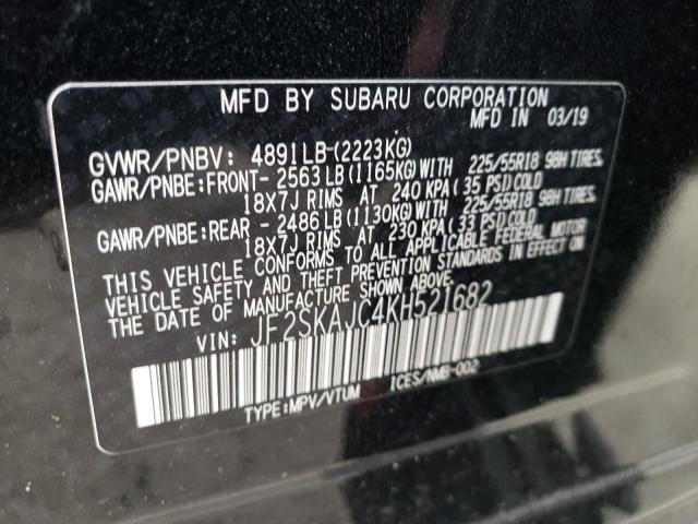 JF2SKAJC4KH521682 Subaru Forester Sport