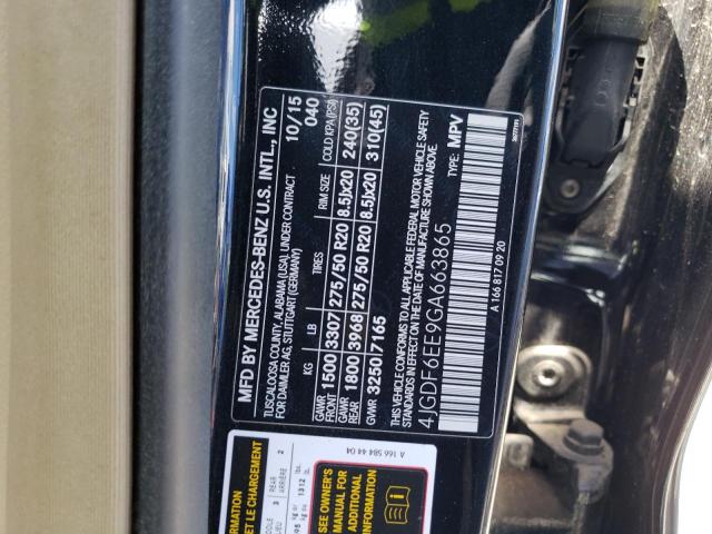 2016 MERCEDES-BENZ GL 450 4MA - 4JGDF6EE9GA663865