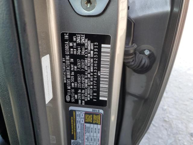 5XYPG4A33HG253913 KIA SORENTO LX