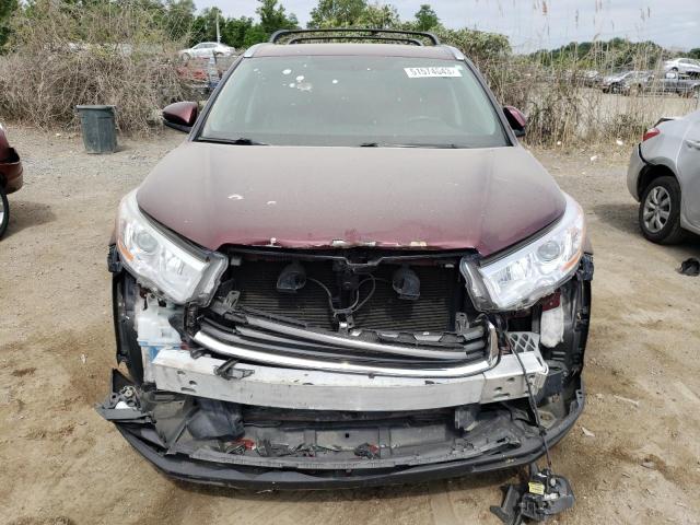 VIN 5TDJKRFH9ES031929 2014 Toyota Highlander, Xle no.5