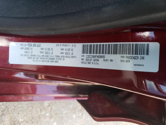 1C3CCCABXFN698056 Chrysler 200 Limited