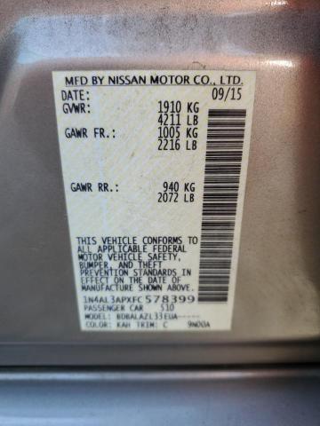 2015 NISSAN ALTIMA 2.5 - 1N4AL3APXFC578399