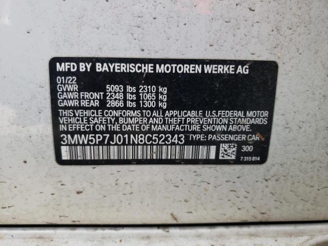 2022 BMW 330E - 3MW5P7J01N8C52343