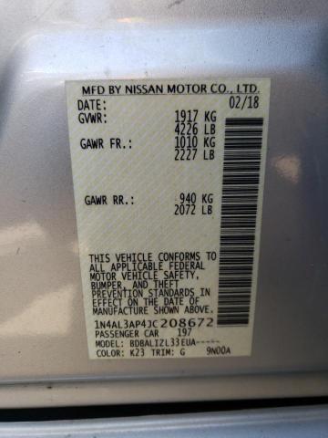 1N4AL3AP4JC208672 Nissan ALTIMA 2.5