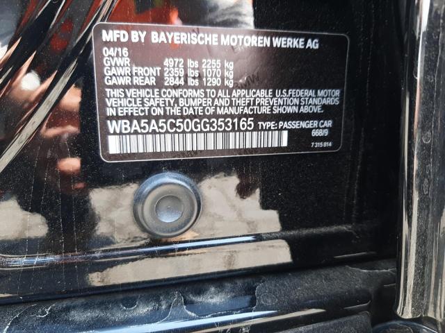 WBA5A5C50GG353165 BMW 528 I