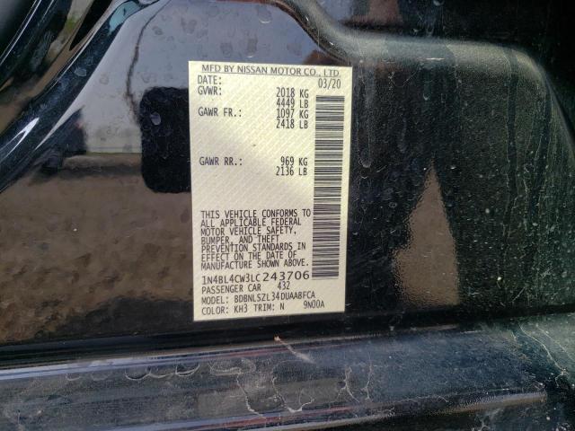 1N4BL4CW3LC243706 Nissan ALTIMA SR