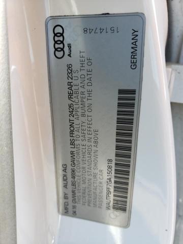 2016 AUDI A3 E-TRON - WAUTPBFF7GA150818