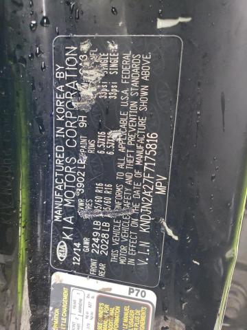 KNDJN2A27F7175816 KIA Soul