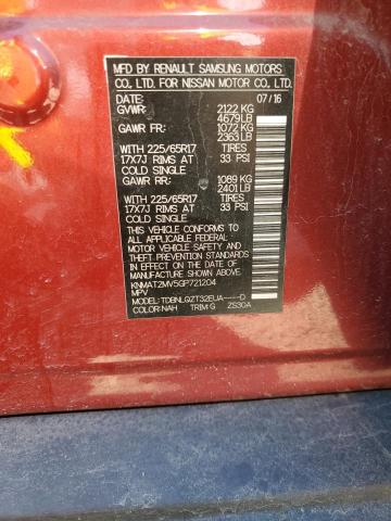 KNMAT2MV5GP721204 Nissan ROGUE S