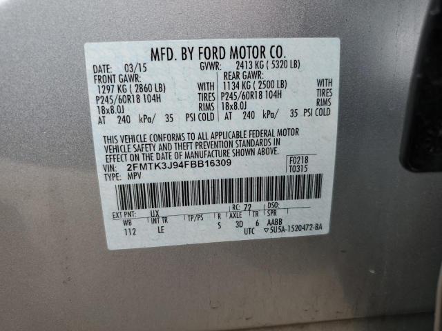2FMTK3J94FBB16309 Ford EDGE SEL