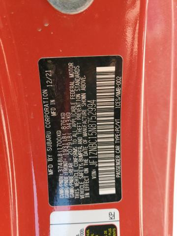 2022 TOYOTA GR 86 JF1ZNBC15N8752994