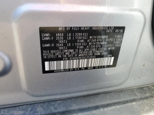 4S4BSENC8G3352654 Subaru Outback 3.6r Limited