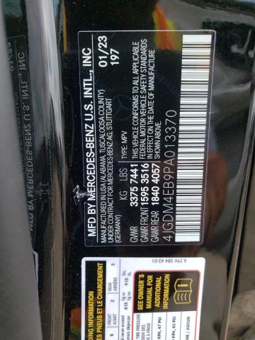 2023 MERCEDES-BENZ EQS SUV 58 4JGDM4EB9PA013370