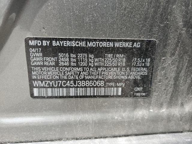 2018 MINI COOPER S E WMZYU7C45J3B86068