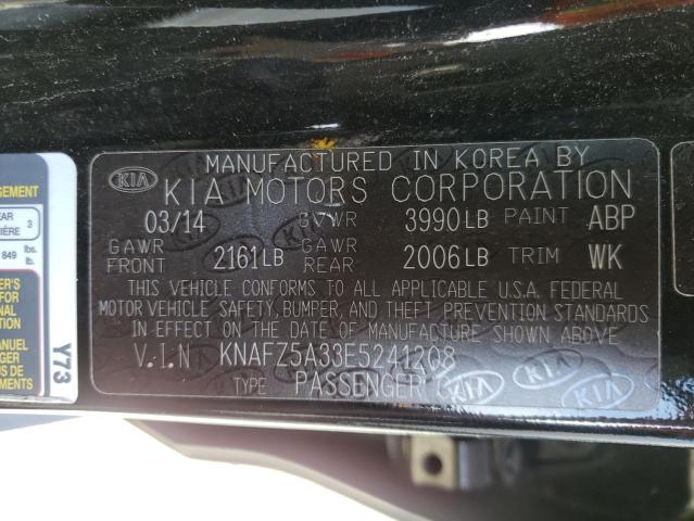 KNAFZ5A33E5241208 KIA FORTE SX