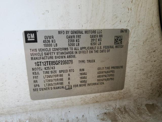 1GT12TE85GF206078 GMC Sierra K2500 Slt