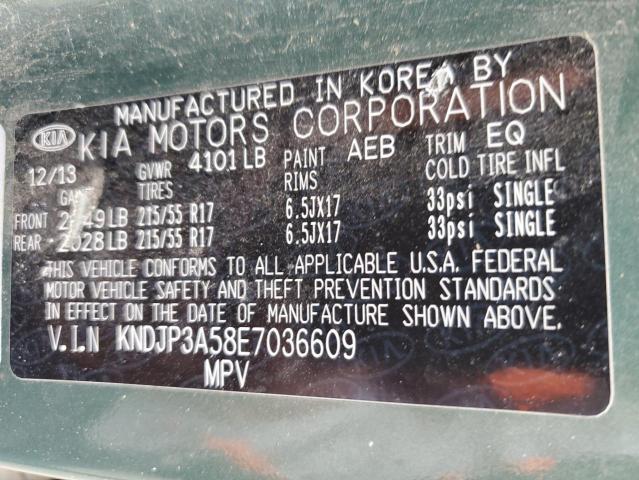 KNDJP3A58E7036609 KIA SOUL +